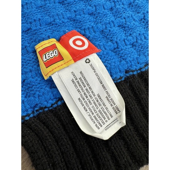 Lego X Target Collection Throw Blanket Color Blue Black Gray FLAW - Picture 14 of 14